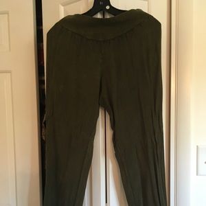 UO green harem pants. Lightweight & extra soft!